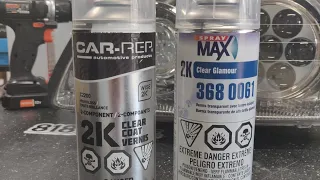 Car-Rep 2k clear coat versus spraymax 2k clear coat