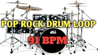 POP ROCK DRUM LOOP | 91 BPM