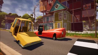 PLAYER CAR VS NEIGHBOR CAR RACES | Hello Neighbor