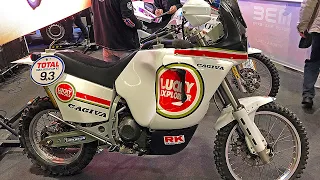 Cagiva Elefant 900 Dakar rally motorcycles ... all ridden by Edi Orioli, four times rally winner