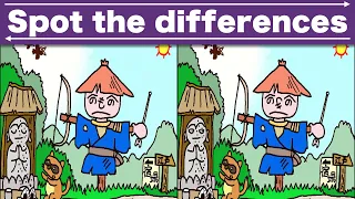 Spot the difference|Japanese Pictures Puzzle No375