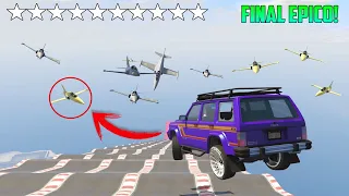 MEGA RAMPA TODOS CONTRA MI! ESQUIVO A TODOS! FINAL EPICO!! - MINIJUEGO GTA 5 ONLINE