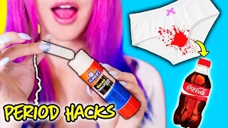 Back To School Period Life Hacks and DIYs Using School Supplies!