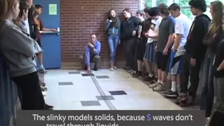 Seismic Slinky—An analogy for P & S waves [educational]