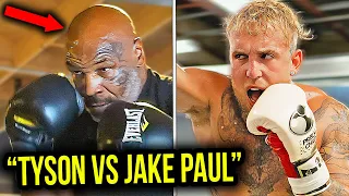 Mike Tyson VS Jake Paul SIDE BY SIDE TRAINING FOOTAGE (Pad Work, Sparring, Heavybag)