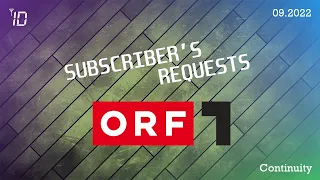 [Request] ORF 1 Continuity - 09.2022