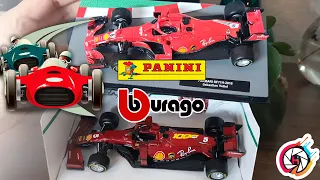 Comparativa entre Panini y Burago escala 1:43 de la Formula 1