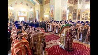 Б.Додонов  «Величание св.мч.Лонгину». Солист - протд. Николай Платонов