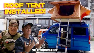 FINALLY A ROOF TENT on my Mini Camper Van | SR Performance