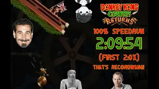 (World Record) Donkey Kong Country Returns 100% Speedrun in 2:09:54