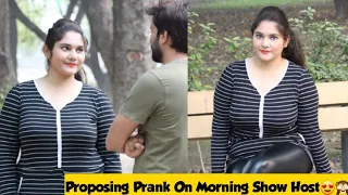 Proposing Prank On Morning Show Host (Gone Romantic) | Adil Anwar