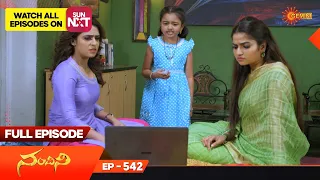 Nandhini - Episode 542 | Digital Re-release | Gemini TV Serial | Telugu Serial