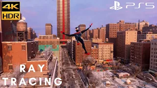 Spider-Man: Miles Morales - Ps5 Ray Tracing 4K HDR 60FPS Gameplay [Free Roam] #Spidermanmilesmorales