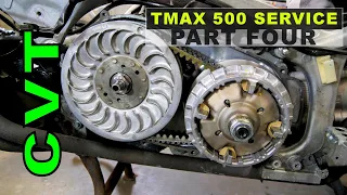 Maxi Scooter CVT Disassembly, Reassembly, Cleaning & Checks : Yamaha TMAX Major Service : Part 4