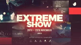 Extreme Show / Sport Event Promo ( After Effects Template ) ★ AE Templates