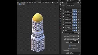 Towers - Blender Geometry Nodes