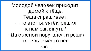 Отж@ренн@я Тёща и Менты Добровольцы!!!Смешная Подборка Анекдотов!!!