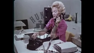 Secretary at Work, 1960s - Film 1017221