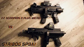 Stribog SP9A1 vs CZ Scorpion 3 Plus Micro: A Comprehensive Comparison of Two Popular Pistol Carbines