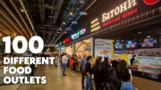 Russia's LARGEST Food Court Full Tour and Walkaround