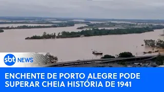 Pesquisador da UFGRS fala de risco iminente de enchente superar cheia histórica de 1941