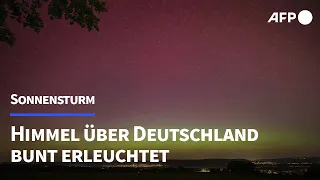 Extremer Sonnensturm lässt Polarlichter über Deutschland leuchten | AFP