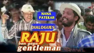 nana patekar Dialogues/ Raju ban gaya gentleman/shahrukh khan/nana patekar