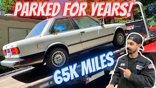 Rescuing a 1984 BMW E30 After 4-YEAR Slumber!