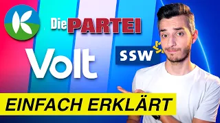 4 kleine Parteien einfach erklärt (Volt, Die Partei & Co.) | Wahlprogramme Bundestagswahl