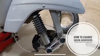 Vespa px shock absorber change