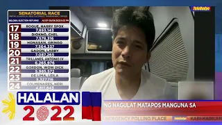 Robin Padilla inaming nagulat matapos manguna sa Senatorial race | HALALAN 2022 (10 May 2022)