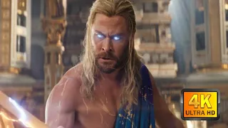 Best fight scene Thor love and thunder clip - thor love and thunder movie scene with ending {4K}