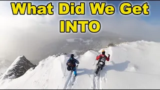 Didn't Realize How Extreme Skiing This Mountain Would Be