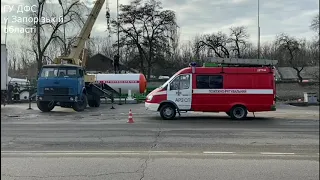 Демонтаж газовой заправки в Запорожье