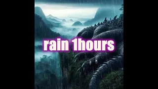 The relaxing sound of natural rain helps you fall into a deep sleep / 1hour