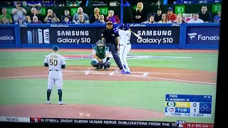 Vladimir Guerrero Jr. First MLB at bat