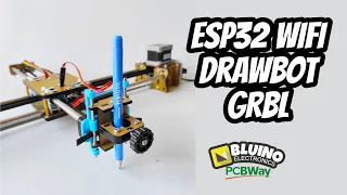 How to Make CNC Machine Drawing Robot GRBL - ESP32 Wifi Drawbot Plotter Pen