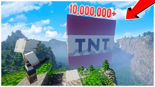 WORLD'S BIGGEST MINECRAFT TNT EXPLOSION