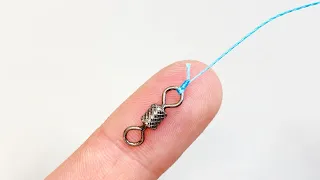 A very strong fishing knot that all anglers should remember / best fishing knots / 4k video