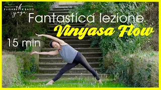 15 min Vinyasa Flow: Splendida sequenza Yoga!!! prova intro divertente!!!