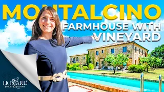 Farmhouse with Vineyard For Sale In Montalcino | Lionard