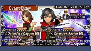 DFFOO - Machina & Rem EX Banner Draw Pulls