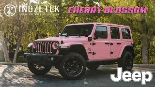 Rebecca Zamolo's Inozetek Cherry Blossom Jeep Wrangler!