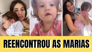 Virgínia se EMOCIONA ao REENCONTRAR Maria Alice e Maria Flor 🥰