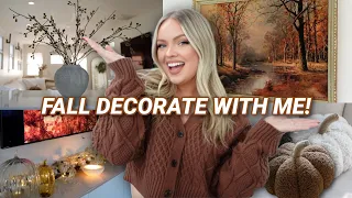 NEW FALL DECORATE WITH ME! 🍂 Cozy Vibes Home Decor & Tour 2023