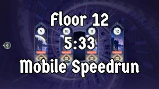 2.0 New Spiral Abyss Floor 12 speedrun on MOBILE in 5:33! 36 Stars