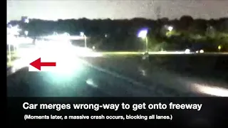Wrong-Way Driver Causes Head-On Crash