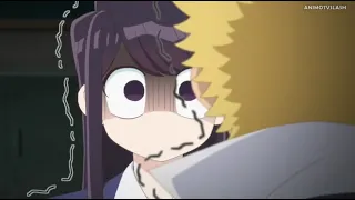 Komi in staring contest with delinquent [komi can't communicate part2]
