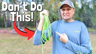 SECRET To NEVER Having Tangled Extension Cords Again!  Wrap Them Like The Pros!