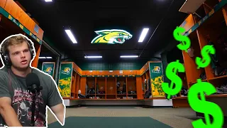 NMU Football's BRAND NEW Locker room